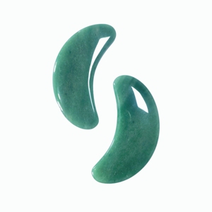 เครื่องมือการนวดจากหินธรรมชาติ 100% หยกเขียวอะเวนเจอรีน กัวซาสำหรับใบหน้า - Product Image 3