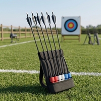 Flèche de tir à l'arc HT de haute qualité en mousse EVA et carbone pour arc recurve, tir à l'arc de combat CS et Archery Tag