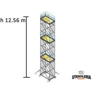 Marchetti FUTURO 120X220 échafaudage en acier, 1.20x2.20x12.56 m - Product Image 6
