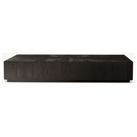 Table basse carrée en bois avec placages en chêne, meuble de salon de luxe, table d'appoint relaxante pour canapé