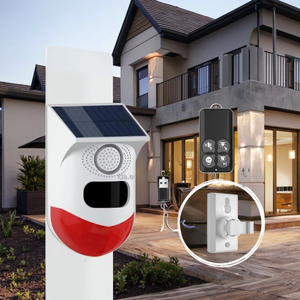 Ngoài trời thông minh Wi-Fi còi báo động phát hiện chuyển động di động không dây Home Hệ thống an ninh làm bằng nhựa tuya Vòng Powered năng lượng mặt trời - Product Image 2