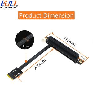 逆270度PCI-E 3.0 16XスロットからWifi NGFF <span class=keywords><strong>M</strong></span>.<span class=keywords><strong>2</strong></span>キーA + Eインターフェースライザーアダプターケーブル8Gbps 0.2M 0.4M 0.4M 0.6M 0.6M 0.8M 1M - Product Image 4