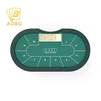 Table de poker Texas Hold'em professionnelle sur mesure, table de poker de luxe pour usage commercial