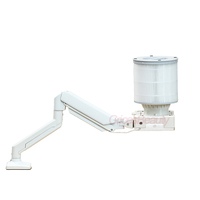 Aspirateur portable pour nail art avec ventilateur extracteur et lumière, purificateur d'air de bureau, collecteur de poussière pour salons de manucure et nail art