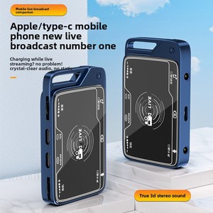 Nuevo Modelo Compatible con Teléfonos Móviles Android, <span class=keywords><strong>Tarjeta</strong></span> <span class=keywords><strong>de</strong></span> <span class=keywords><strong>Sonido</strong></span> para Transmisión en Vivo, Conversor con Conexión para Micrófono - Product Image 4