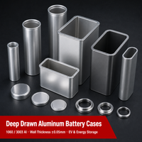 Boîtier de batterie en aluminium embouti sur mesure, boîtier prismatique, coque cylindrique, stockage d'énergie pour véhicules électriques, estampage OEM