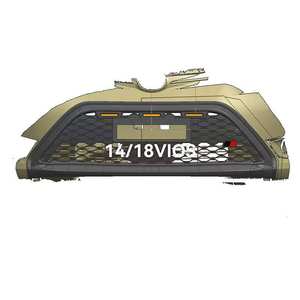 Parrilla Delantera para Toyota Vios, Color Negro Mate, Plástico ABS, para Modelos 2014-2018 - Product Image 5