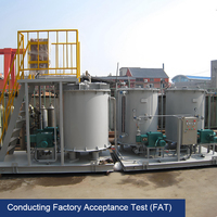 Système de distribution de produits chimiques sur skid CREST avec réservoir de stockage personnalisé et garantie d'un an pour l'industrie pétrolière et gazière offshore