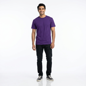 Camisetas Lisas de Alta Calidad para Hombre, Camiseta Extra Grande para Hombre, Ropa Urbana Extra Grande, 100% Algodón - Product Image 1