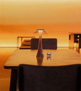 Modernes Design Tragbare Tisch lampe drahtlose wiederauf ladbare Cafe Bar Dekoration Tisch lampe Restaurant Garten Touch LED Schreibtisch lampe - Product Image 4