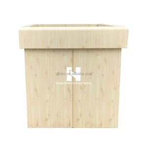 Maceta Rectangular grande de acero galvanizado para jardín al aire libre, plantación de flores, acabado de transferencia de calor UV, maceta de Metal de diseño para el hogar - Product Image 1