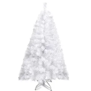 Albero di natale all'ingrosso dell'albero di natale del PVC bianco 5ft in vendita arbol de navidad