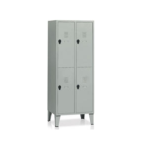 Armoire de vestiaire Tecnotelai 4 compartiments 690x500x1800mm avec pieds - Product Image 1