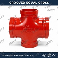Système de protection incendie en fonte ductile rainurée DN25 DN300 pour tuyauterie de poteau d'incendie OEM