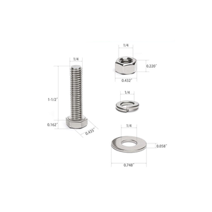 <span class=keywords><strong>Bolt</strong></span> thép mạ kẽm đầy đủ ren hình lục giác bu lông vít ASTM m5-m16 mạ kẽm ốc vít và Hex bu lông <span class=keywords><strong>5</strong></span>/8 "Classe 4.8 - Product Image 2