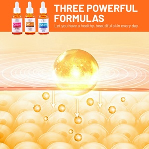 Set de Suero Facial Hidratante Antiedad con Colágeno Doble, Set de Cuidado de la Piel con Vitamina C, Aclarante y Blanqueador, Venta al Por Mayor - Product Image 4