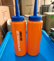 Bouteille d'eau OEM avec paille longue 1 litre bouteilles d'eau sans BPA à presser 1000ML bouteille de sport de grande capacité