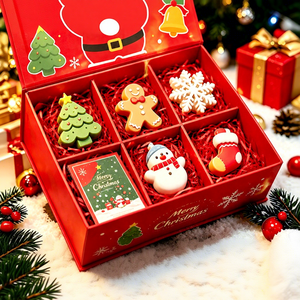 Velas Aromáticas Navideñas Tsuya, Fragancia Festiva, Cera de Soya, Caja de Regalo Decorativa, Forma Personalizada, Sin Humo - Product Image 2