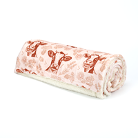 Couverture en polaire personnalisée de qualité supérieure Coowone, motif en flanelle imprimé, super douce, jeté pour chien, tapis de couchage pour chiot et chat