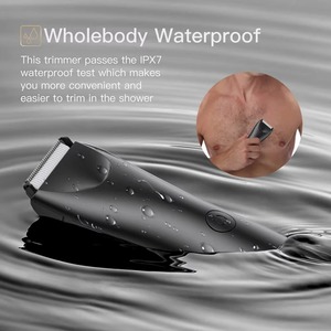 New Hot Selling IPX7 Waterproof <b>Trimmer</b> Rechargeable Cordless <b>Body</b> <b>Hair</b> <b>Trimmer</b> Electric Groin Ha - Product Image 5