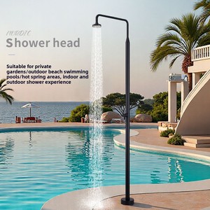 <span class=keywords><strong>Colonne</strong></span> de douche multifonctionnelle pour extérieur, villa, cour, avec jets chauds, froids et pluie, en acier inoxydable, avec cartouche en céramique, modèle HW2601B - Product Image 1