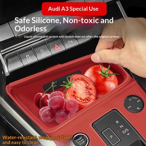 Alfombrilla de Silicona para Panel de Control Central de Coche para <span class=keywords><strong>Audi</strong></span> A3 S3 8Y 2021 <span class=keywords><strong>2022</strong></span> 2023 2024 2025, Antiarañazos, Antidesgaste, Accesorios para Automóviles - Product Image 2