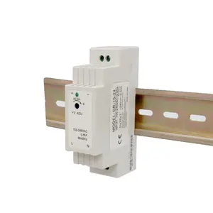 15W 5V 12V 15V 24V Voltaje de salida DR-15 Serie 0.63A 1A 1.25A 2.4A Tipo de riel Pequeño volumen DC Conmutación 12V DIN Rail Fuente de alimentación