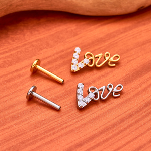 F136 टाइटेनियम 16g पीरसिंग कान नाक स्टड फैशन ईयररिंग्स लैट लिप ट्रेगस हेलिक्स कार्टिलेज बॉडी पियरस - Product Image 5