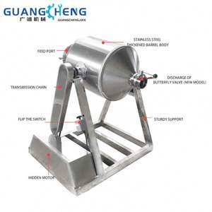 Vente directe du fabricant de mélangeurs de poudre alimentaire de haute qualité/mélangeurs de sel comestible/équipements de mélange de sucre blanc - Product Image 2