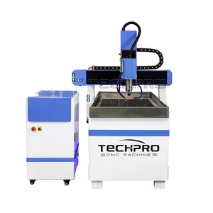 TECHPRO CNC 600*900mm Mini Size Wood Acrylic Metal Engraving Cnc Router Machine With Ball Screw
