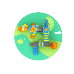 Nuevo Conjunto de Toboganes de Plástico para Niños, Diseño de Castillo Ecológico, Solución Integral de Lujo 2026, Parque Infantil Exterior Grande - Product Image 2