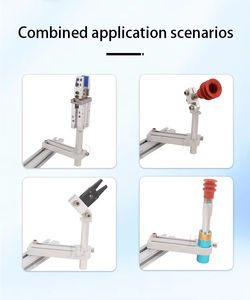 Soporte de Abrazadera para Brazo Robótico Neumático, Soporte de Tubo de Aluminio para Montaje de Manipulador Mecánico - Product Image 6
