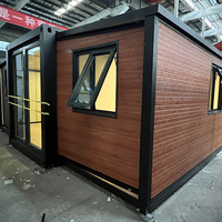 Nueva casa prefabricada de contenedores de alta calidad con diseño plegable desmontable anticorrosivo a prueba de viento