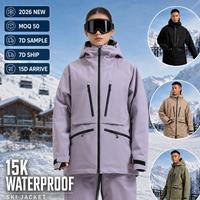 Veste de ski à coque rigide 3L avec logo personnalisé, imperméable, coupe-vent, respirante, pour l'hiver, fournisseur OEM, prix d'usine