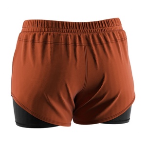 Short de course pour femme durable, short de jogging athlétique 2-en-1 - Product Image 2