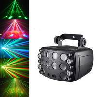 Lumière de scène à faisceau magique 5 en 1 avec boule stroboscopique RGB pour bar, karaoké, discothèque