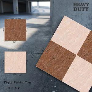 Carreaux de porcelaine antidérapants modernes de qualité supérieure (AAA) pour extérieur, aspect pierre, 400x400mm (40x40cm), 12mm, pour salle de bain et centre commercial - Product Image 1