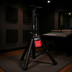 Soporte para Monitor S-Core de 3 Pies, Negro, Resistente, Ajustable, para Altavoces de Estudio DJ, con Soporte de Poste, Construcción Metálica - Product Image 2