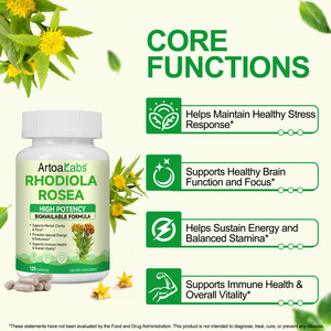 Suplemen Diet Alami <span class=keywords><strong>Rhodiola</strong></span> <span class=keywords><strong>Rosea</strong></span> Label Pribadi ArtoaLabs, Mendukung Relaksasi dan Kesehatan Imun, Kapsul <span class=keywords><strong>Rhodiola</strong></span> <span class=keywords><strong>Rosea</strong></span> - Product Image 4