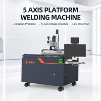 Soudeuse laser à fibre automatique CNC 5 axes 3000W, machine de soudage laser industrielle pour tôles métalliques avec livraison DDP