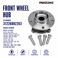 Roulement de roue OE 31226882263 pour X5 2014-2018, X6 2015-2019, 4x4, avant, filetage fin, pièce de rechange