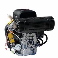 Moteur à essence OHV R999D 35 CV bicylindre en V à démarrage électrique, faible vibration, pour nettoyeur haute pression, pompe à incendie, générateur - Vente en gros usine