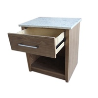 Mesita de Noche para Dormitorio, Precio Económico de Fábrica, Juego de Mesitas de Noche para Hotel, Mesita de Noche Personalizada, Muebles de Hotel