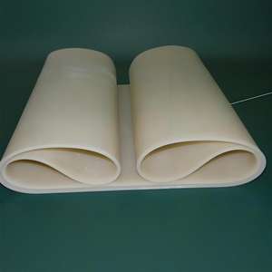 Новая белая силиконовая термостойкая двухслойная конвейерная лента для использования на пищевых и напиточных производствах - Product Image 2