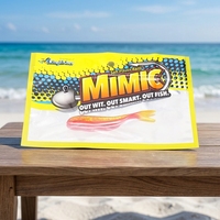 Bolsas de PE Impresas Personalizadas en Oferta, Bolsas con Cierre Hermético de 3 Lados para Empacar Señuelos de Pesca