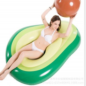Flotador Inflable de Aguacate de PVC, 160x130cm, Novedad para Diversión en la Piscina, Unisex - Product Image 1