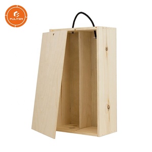 Contenant de rangement en <span class=keywords><strong>bois</strong></span> personnalisé, <span class=keywords><strong>vide</strong></span>, boîtes à <span class=keywords><strong>vin</strong></span>, bon marché, avec couvercle en acrylique coulissant, vente en gros - Product Image 5