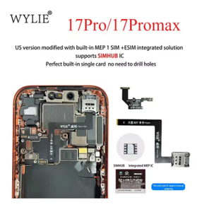 Solution d'intégration E-sim vers carte 2-SiM pour iPhone toutes séries, compatible Ultra Wylie version US - Product Image 2