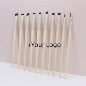 ชุดแปรงแต่งหน้าอายไลเนอร์แบบ Private Label หัวแบนบางเฉียบ แปรงแต่งหน้าแบบเดี่ยวสำหรับเขียนคิ้ว อายไลเนอร์ และยกขนตา - Product Image 2