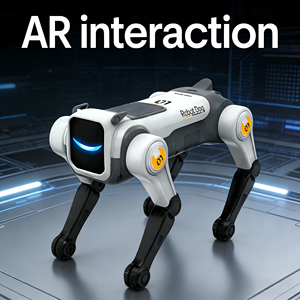 Robot Perro Cuadrúpedo Inteligente en Oferta, Mascota Electrónica con IA, Interacción por Voz, Control Remoto, Aplicación Móvil, Sistema Dual - Product Image 2